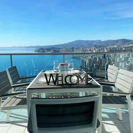 Skyline 41 Gran Lujo, Terraza Grande Y Vistas Al Mar - Planta 41 Apartman Benidorm Kültér fotó