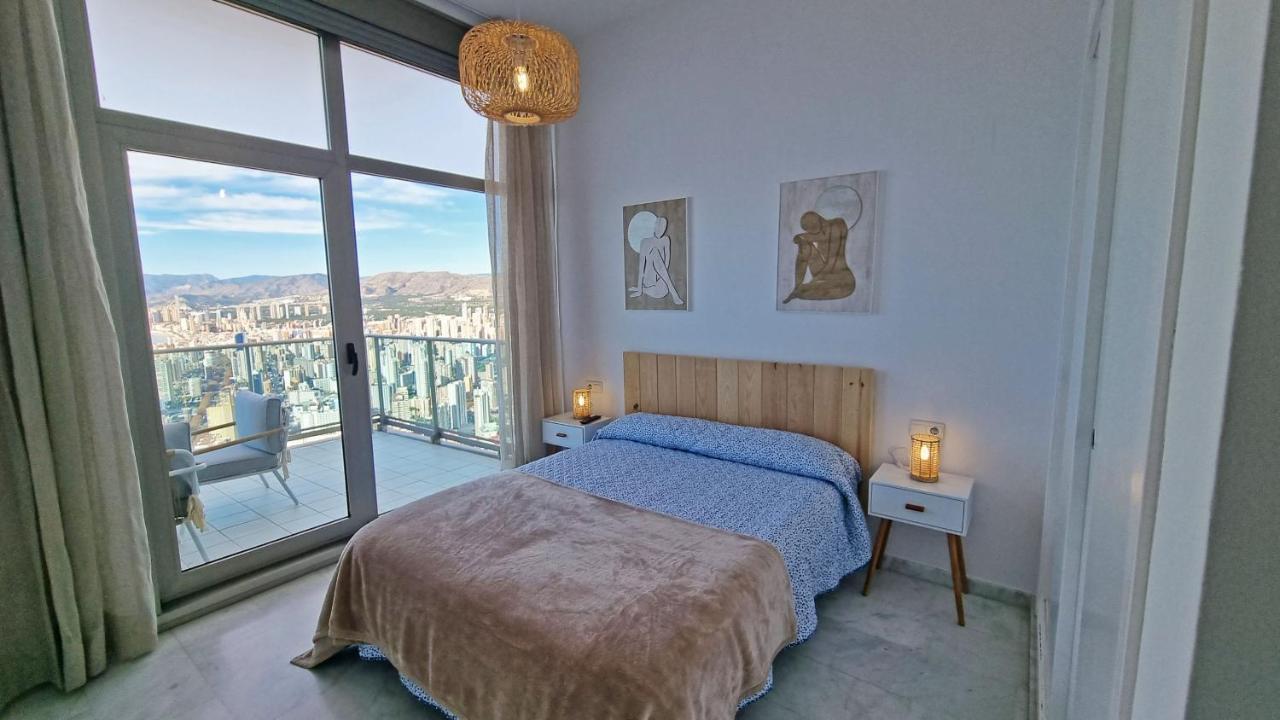 Skyline 41 Gran Lujo, Terraza Grande Y Vistas Al Mar - Planta 41 Apartman Benidorm Kültér fotó