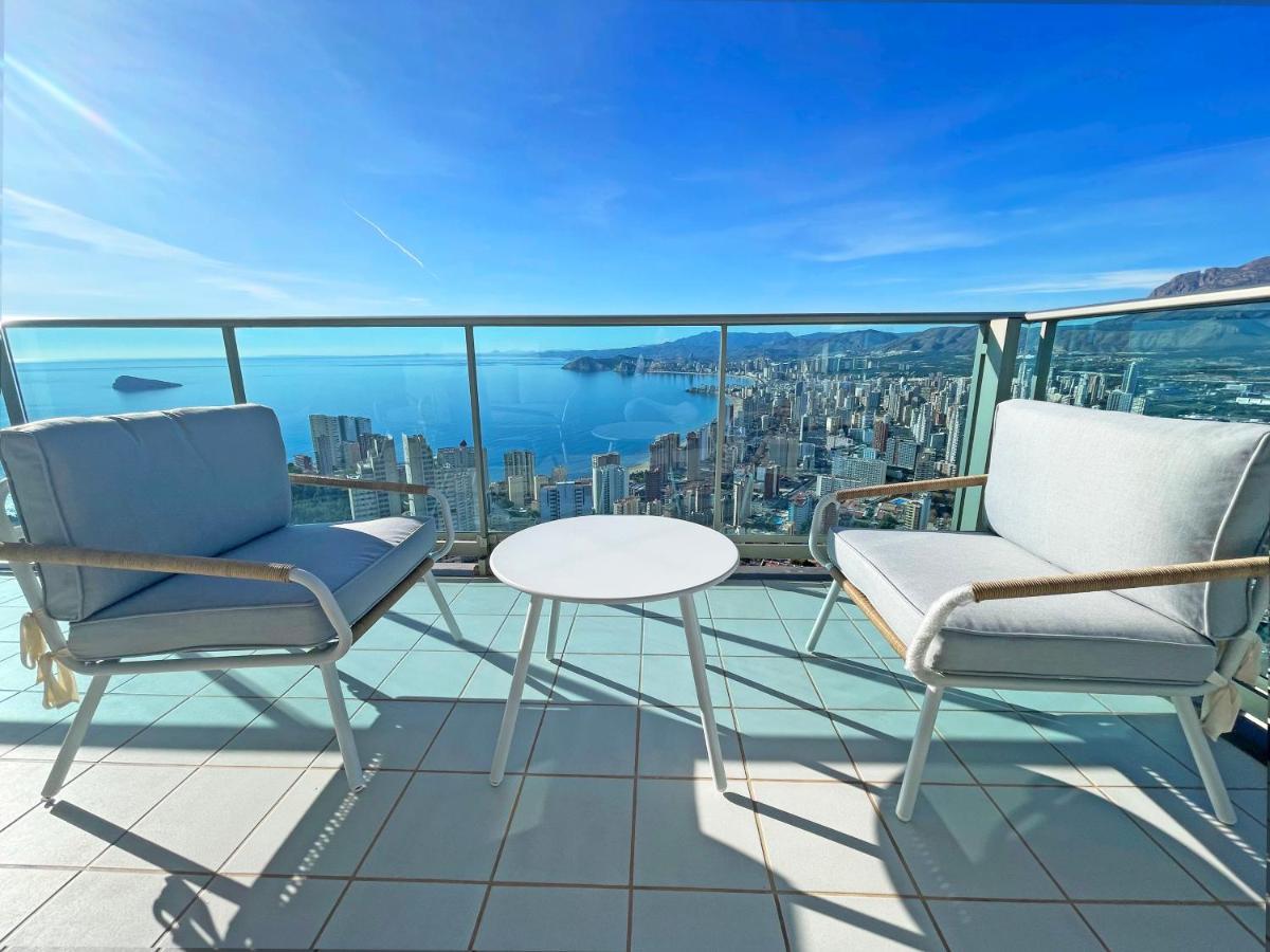 Skyline 41 Gran Lujo, Terraza Grande Y Vistas Al Mar - Planta 41 Apartman Benidorm Kültér fotó