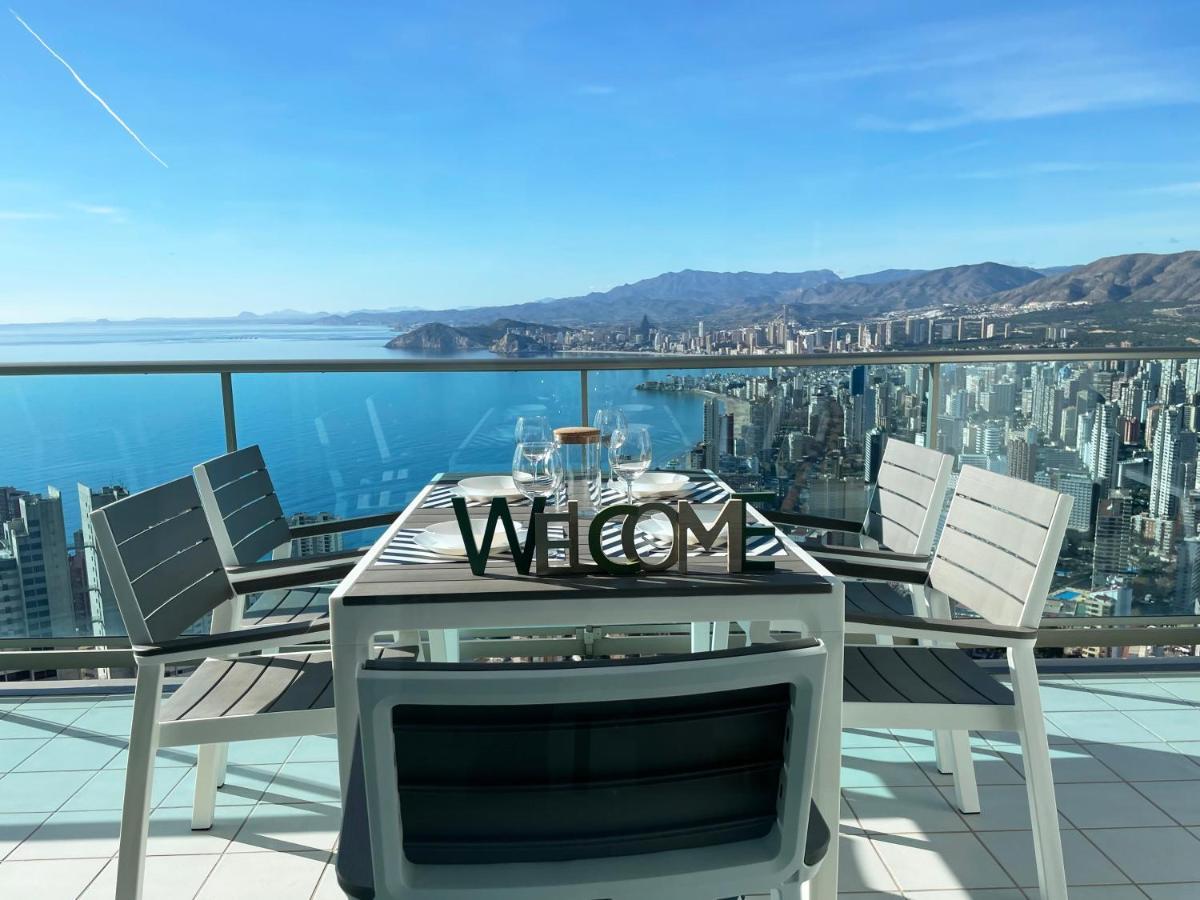 Skyline 41 Gran Lujo, Terraza Grande Y Vistas Al Mar - Planta 41 Apartman Benidorm Kültér fotó