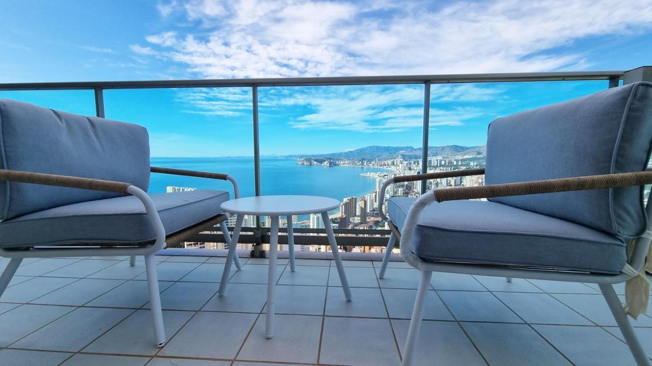 Skyline 41 Gran Lujo, Terraza Grande Y Vistas Al Mar - Planta 41 Apartman Benidorm Kültér fotó