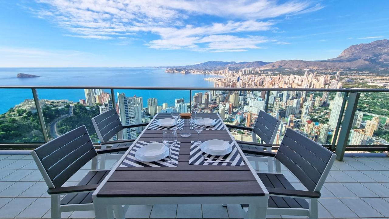 Skyline 41 Gran Lujo, Terraza Grande Y Vistas Al Mar - Planta 41 Apartman Benidorm Kültér fotó
