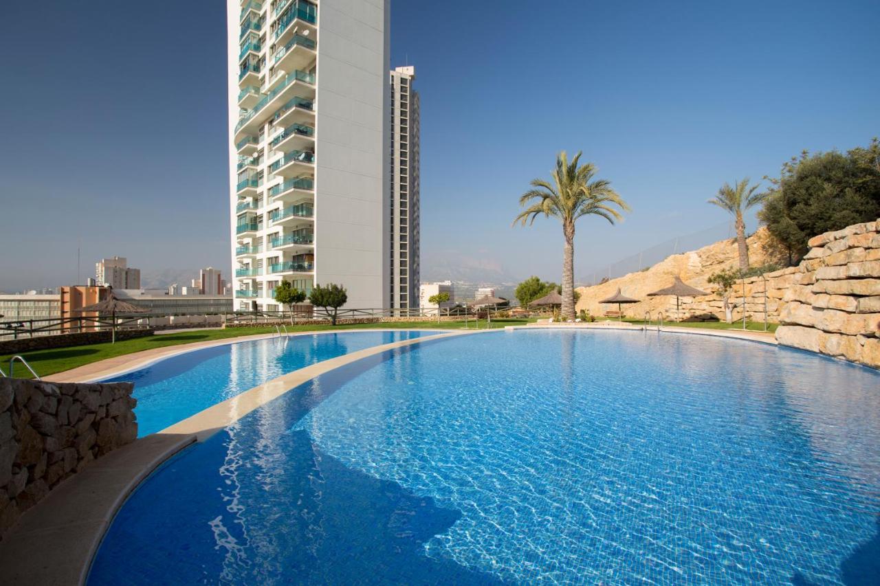 Skyline 41 Gran Lujo, Terraza Grande Y Vistas Al Mar - Planta 41 Apartman Benidorm Kültér fotó