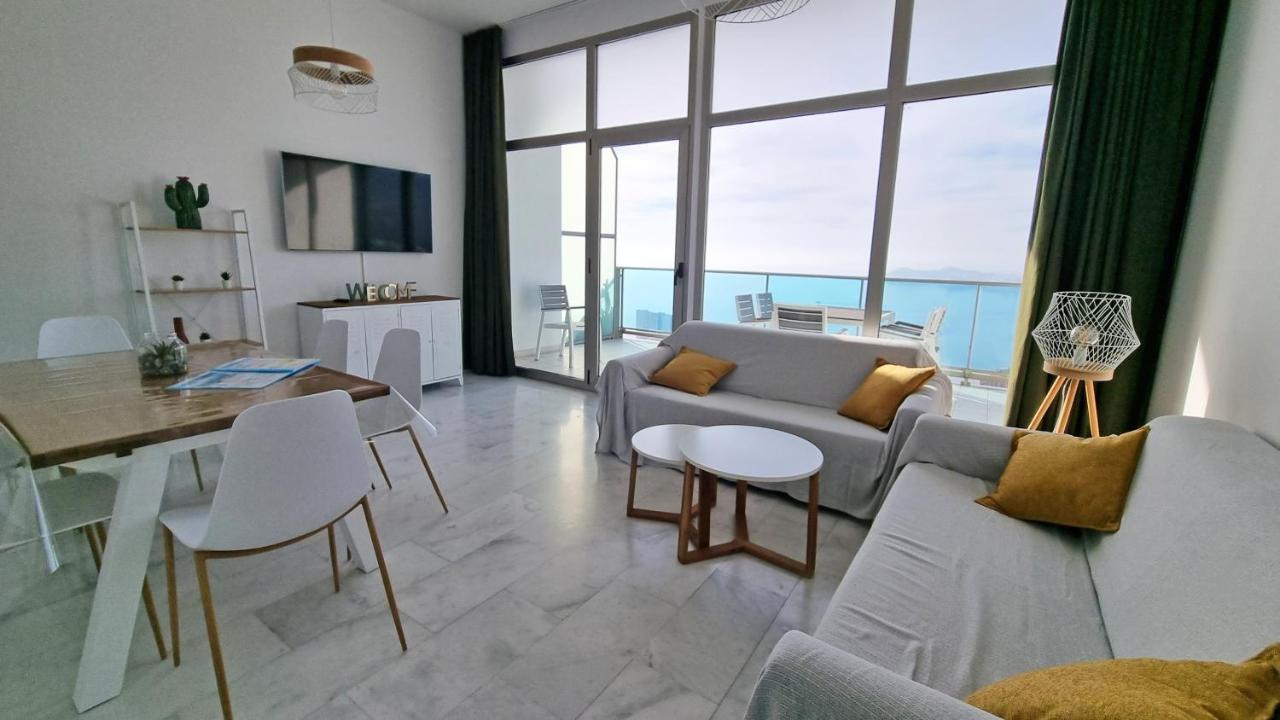 Skyline 41 Gran Lujo, Terraza Grande Y Vistas Al Mar - Planta 41 Apartman Benidorm Kültér fotó