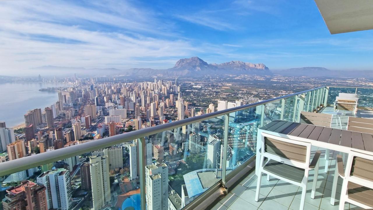 Skyline 41 Gran Lujo, Terraza Grande Y Vistas Al Mar - Planta 41 Apartman Benidorm Kültér fotó